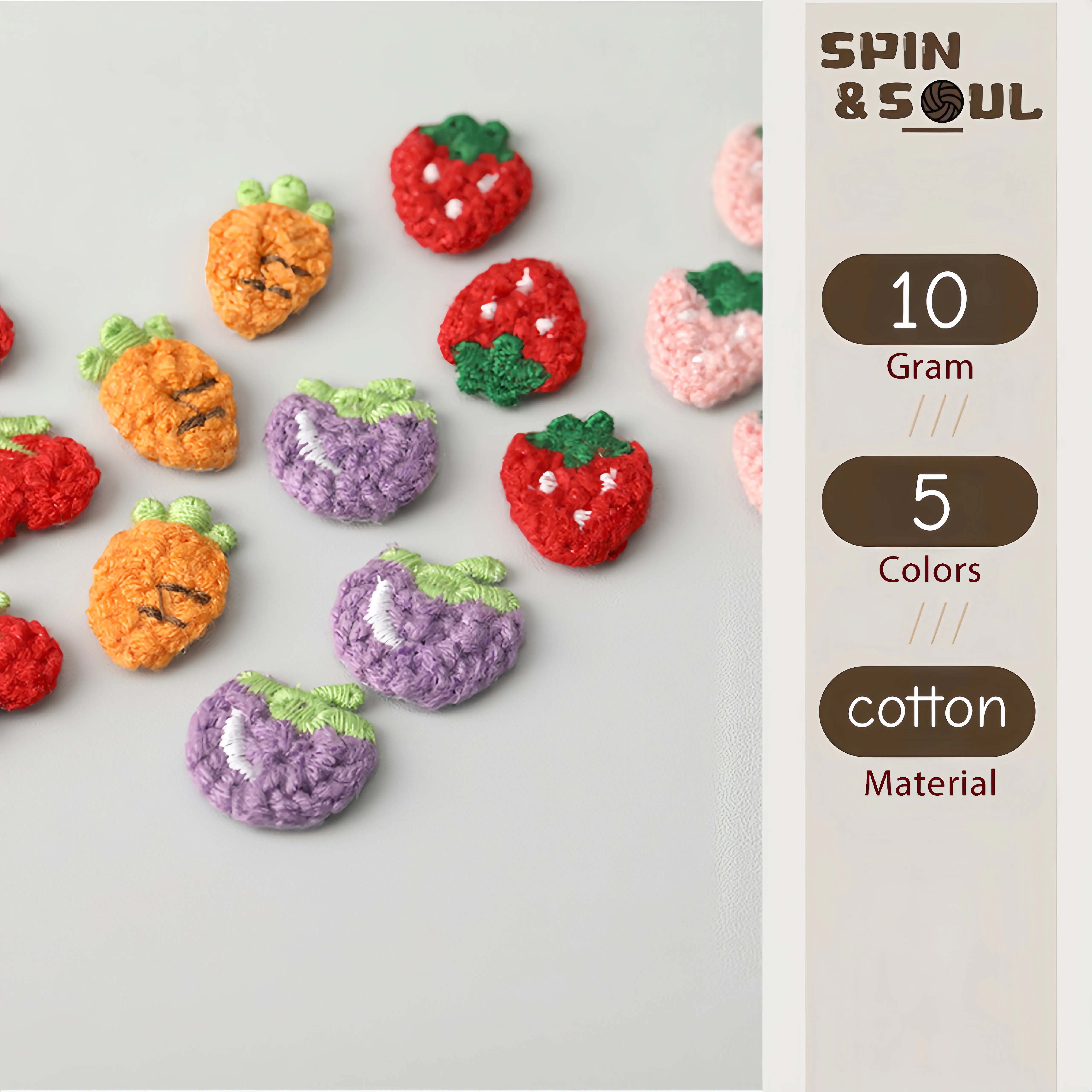 

Mini Fruit DIY Decorative Stickers Embroidery Versatile Schoolbags Clothes Shoes Hole Repairs Cloth Sticker 자수 스티커