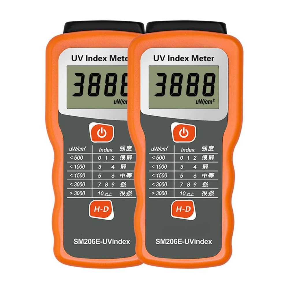 

Device Output Monitoring UV Index Meter Flexible Power UV Sensor UVA UVB Tester Applications In Meteorology Data Hold Function