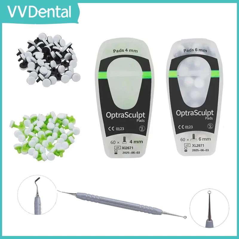 

VV Dental Optrasculpt Pad Dental Composite Resin Filling Spatula Mixing Handle Spatulas Foam Pads Dentistry Material