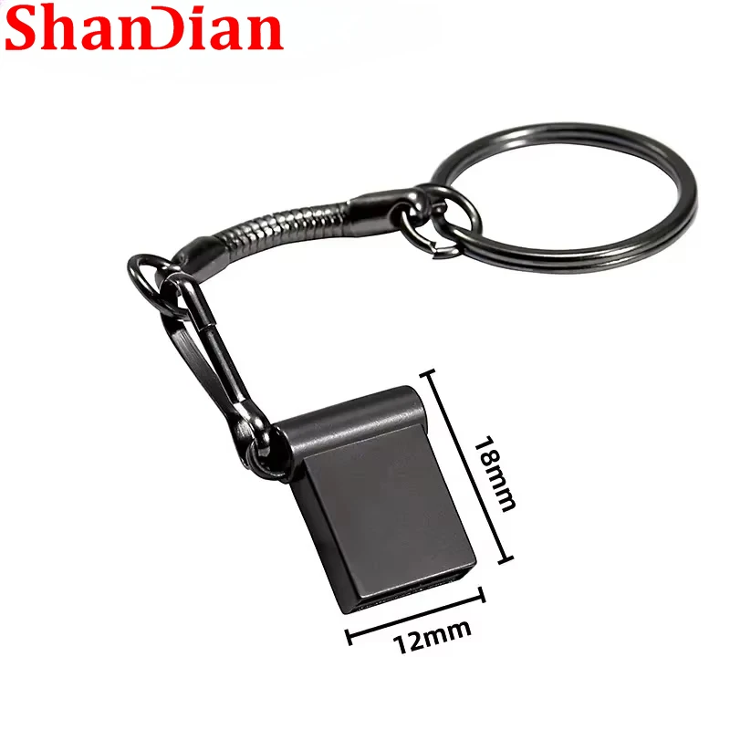 Mini Metal 128GB USB Flash Drive 64GB Pen Drive USB 2.0 Pendrive 16G Gifts Key Chain 8G 4G Flash Memory Stick cosas baratas con