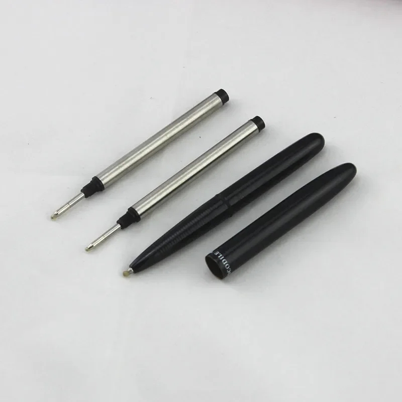 10 pz/lotto Rollerball Ricariche 0.5mm Inchiostro Nero Penna Roller Ricariche Refill Standard 8.3 cm