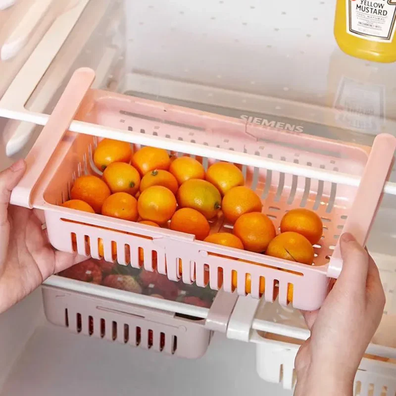 Hoomall Creative Refrigerator Storage Box Fresh Spacer Layer Storage Rack Drawer Fresh Spacer Sort Kitchen Tool