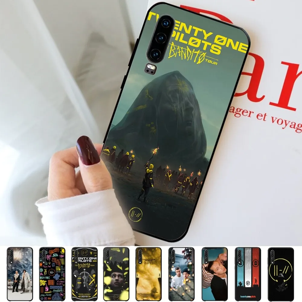 Band T-Twenty O-One P-Pilots Phone Case For Huawei P 8 9 10 20 30 40 50 Pro Lite Psmart Honor 10 lite 70 Mate 20lite