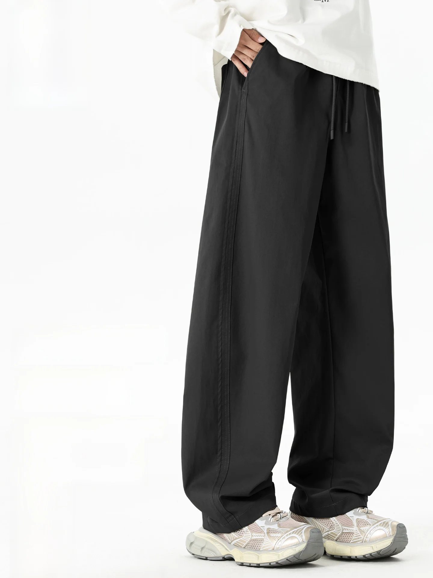 

Men's Casual Pants Straight Leg Mountain Climbing Outdoor Sports Spring New Sle Comfortable Loose Fit Trousers