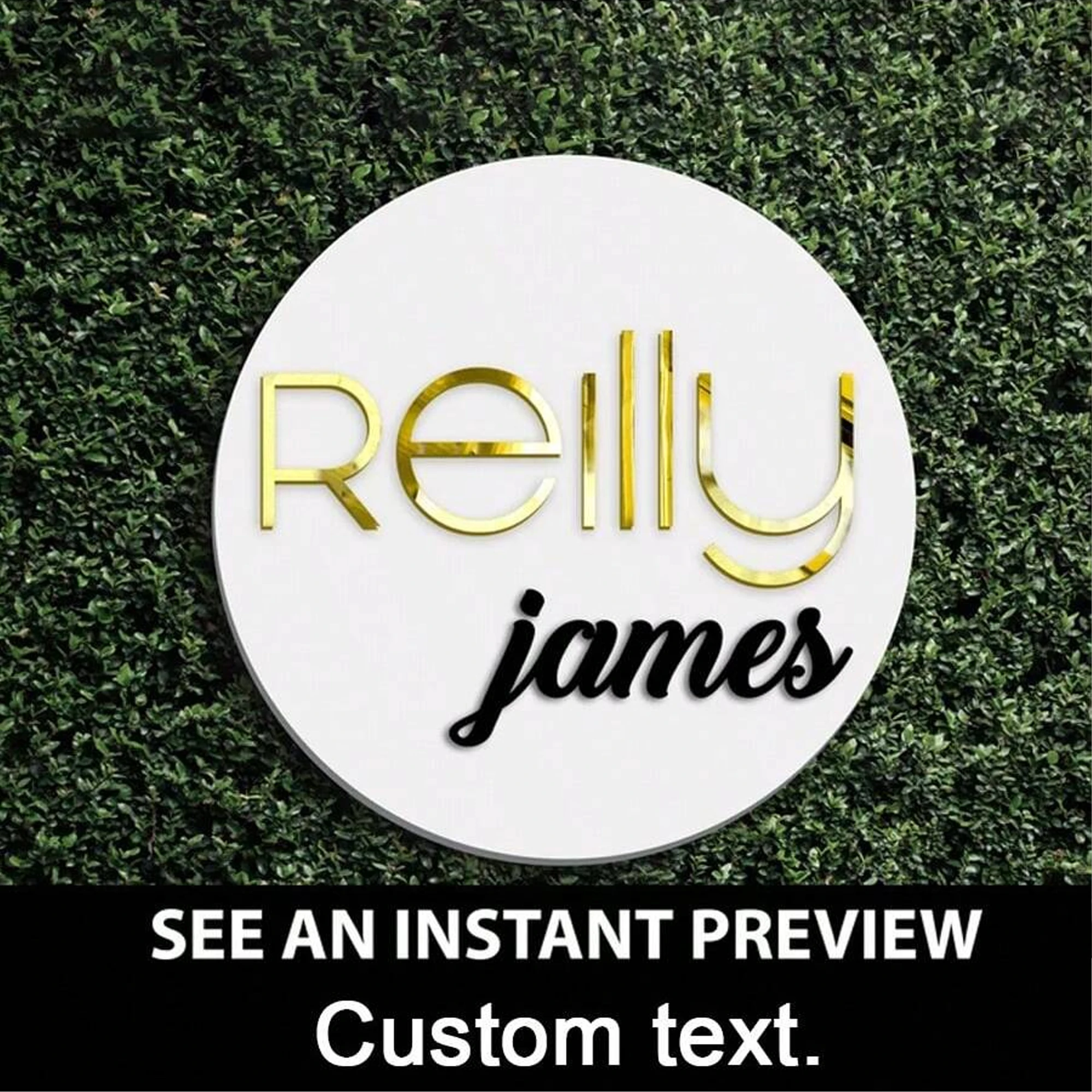 Customizable Acrylic Sign for Commercial Use