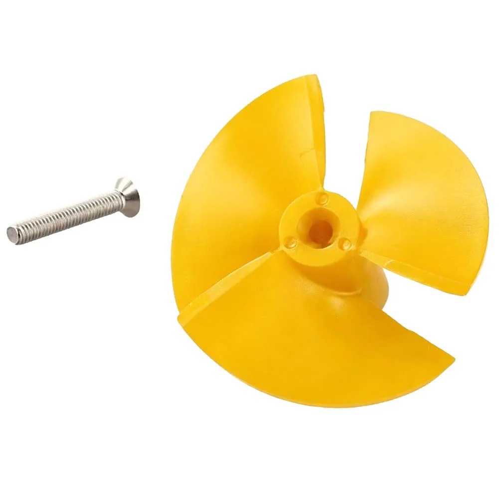 For Pool Maintenance Routine 1 2 Yellow Pool Cleaner Impeller Long Lasting Impeller Solution Efficient Water Flow