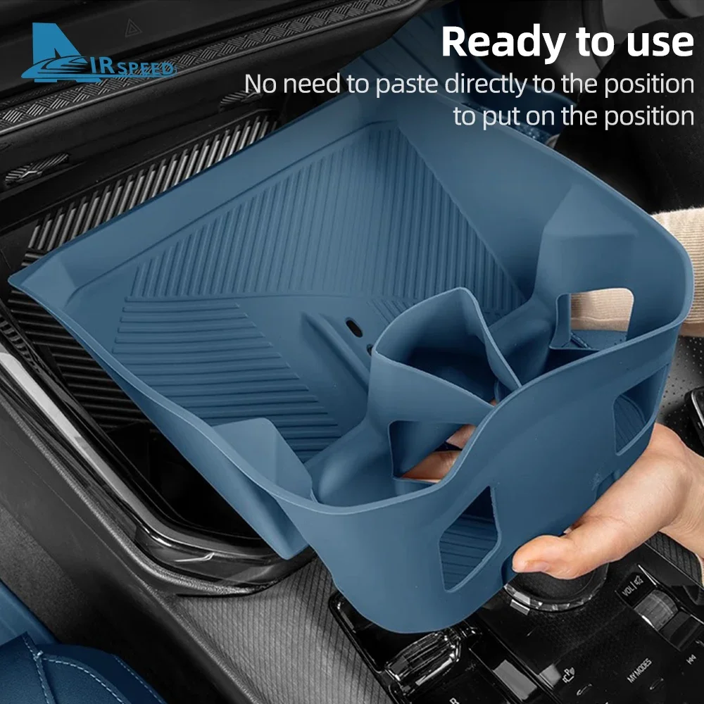 

for BMW X3 G45 2025 2026 Silicone Car Console Cup Holder Wireless Charging Pad Protection Mat Auto Accessories Interior Styling