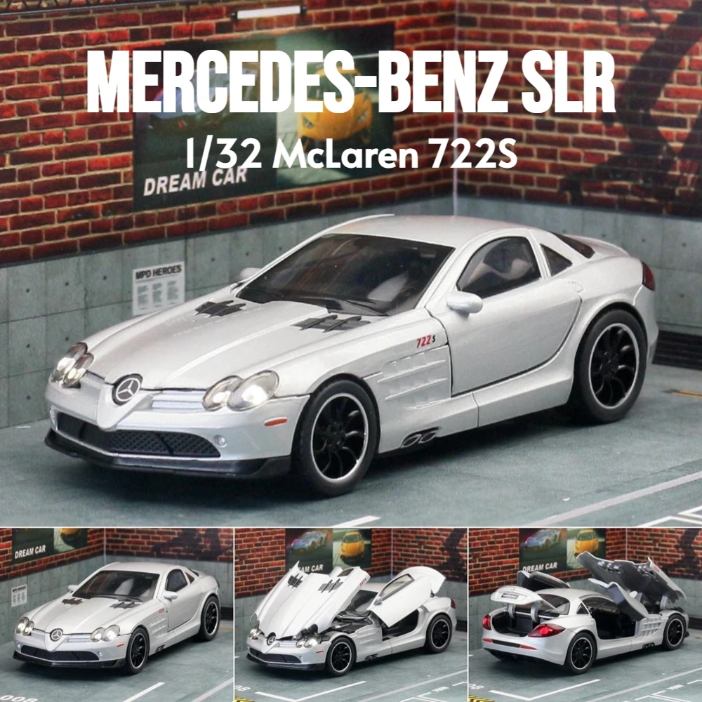 1/32 Mercedes-Benz SLR McLaren 722S Super Sport Toy Car Model