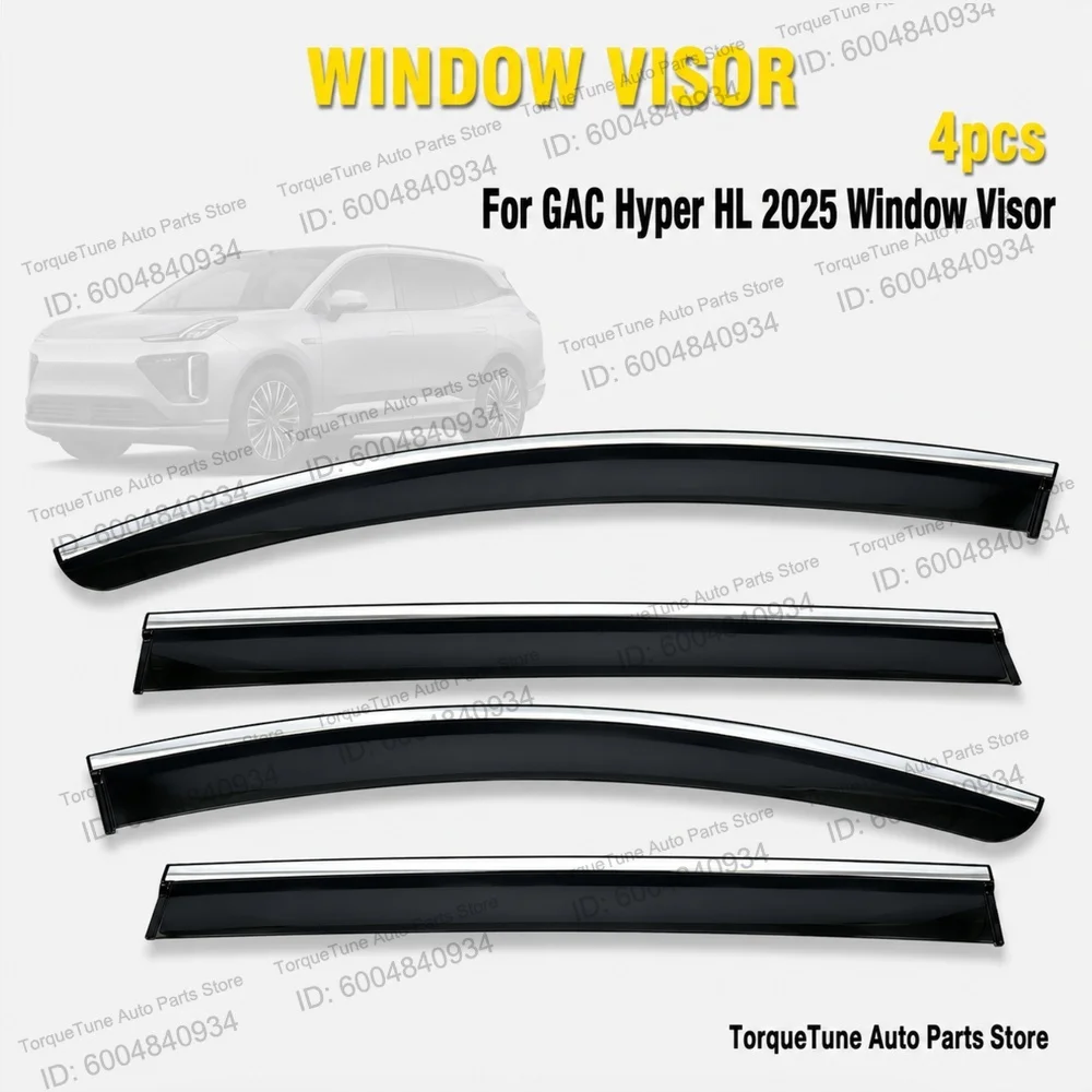Premium Easy Installation Durable Aerodynamic Window Visor Wind Deflector For GAC Hyper HL 2025 Direct Fit Auto Accessories