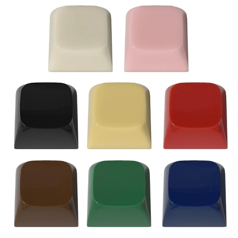 

Customizeds Jelly Blank Keycaps XDA 1U Height Not Print Key Cover Replacement for Mechanical Keyboards DIY 0XLA