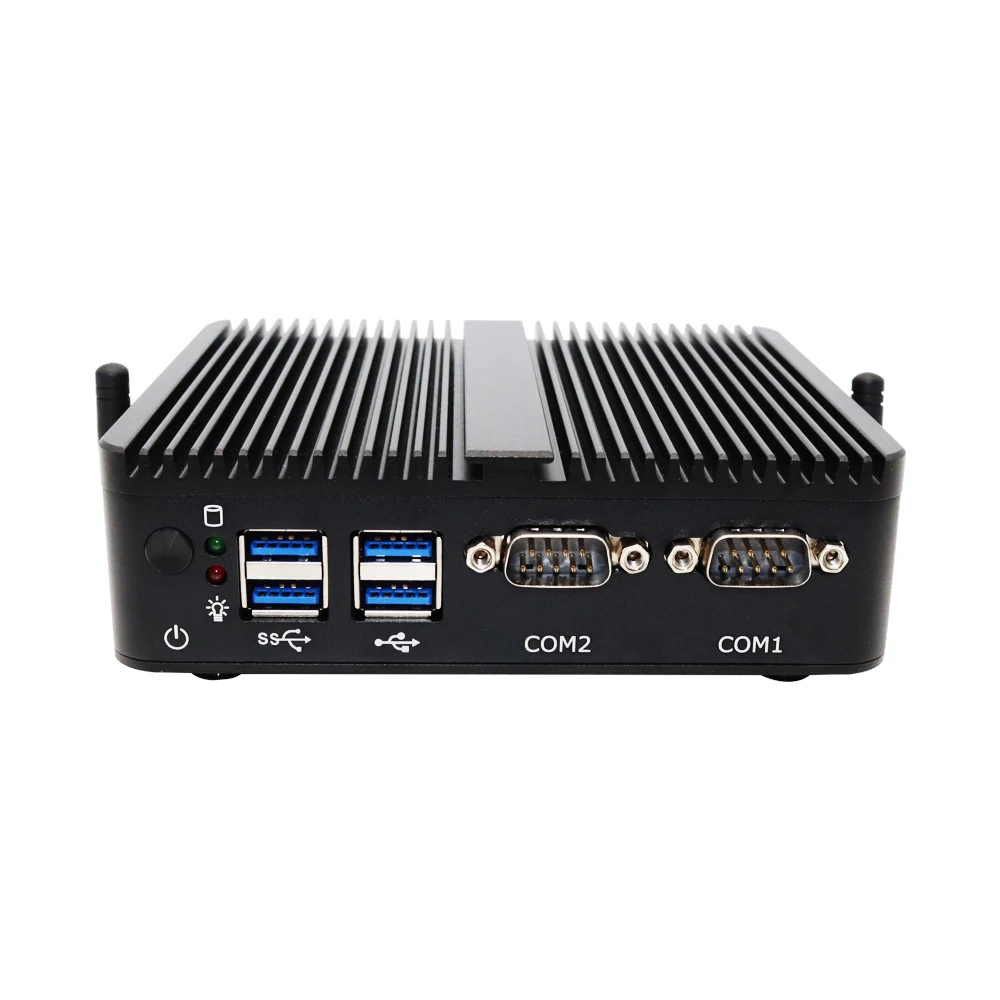 Dual LAN Dual COM M.2 NGFF SSD DDR4 RAM J4105 Wins10/Linux Barebone Mini PC مع VGA + HD 4 USBs #1