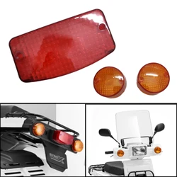 Motorcycle Rear Brake Light Cover Tail Light Glass Cover Taillight Cap Turn Light Shell For Honda GYRO-X 50 Tumbler Three-Wheel