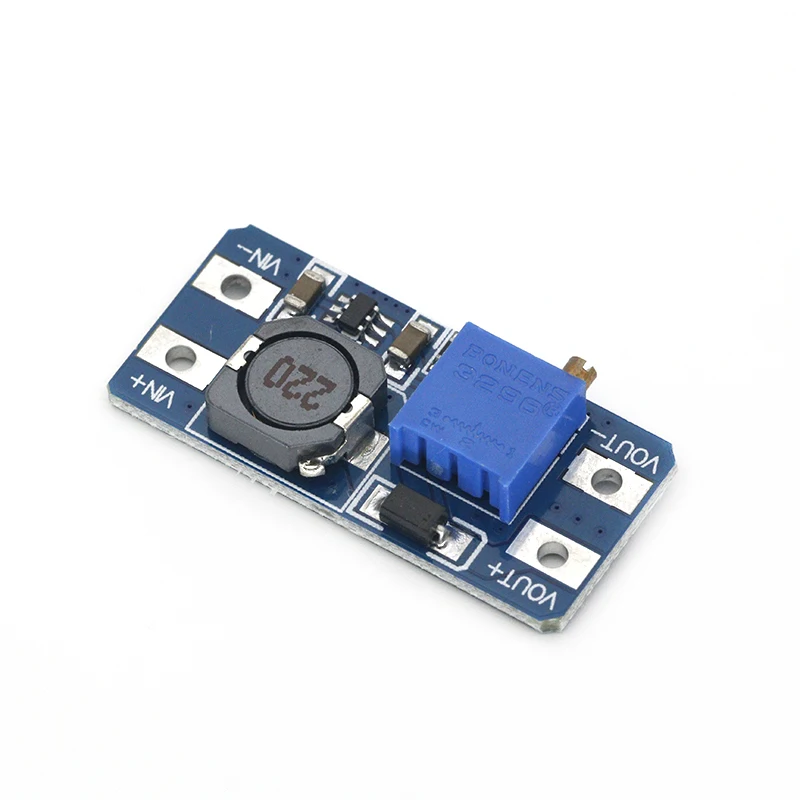MT3608 DC-DC Konverter Step Up Modul Suplai Daya Peningkat Papan Step-Up Output Maksimal 28V 2A UNTUK Arduino