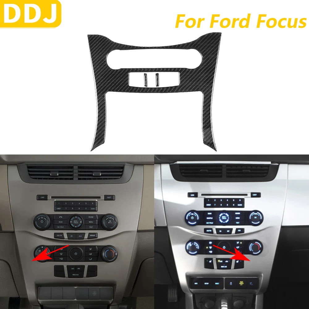 

Для Ford Focus 2008-2011 настоящее углеродное волокно центральный кондиционер панель управления переменным током отделка автомобильные аксессуары внутренняя наклейка