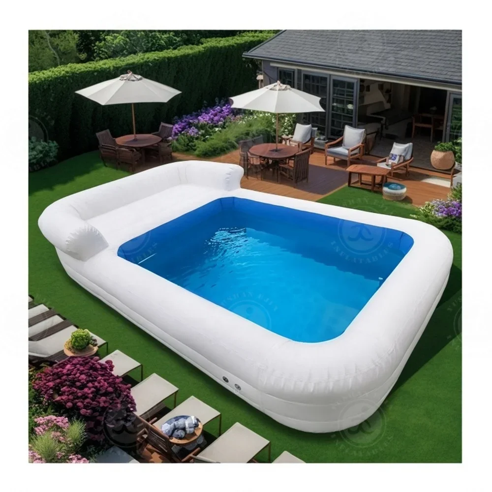 Ultimate Summer Inflatable Sofa Pool Above Ground Pool Luxury Sofa with Swimming Pool for Garden Backyard Water Party