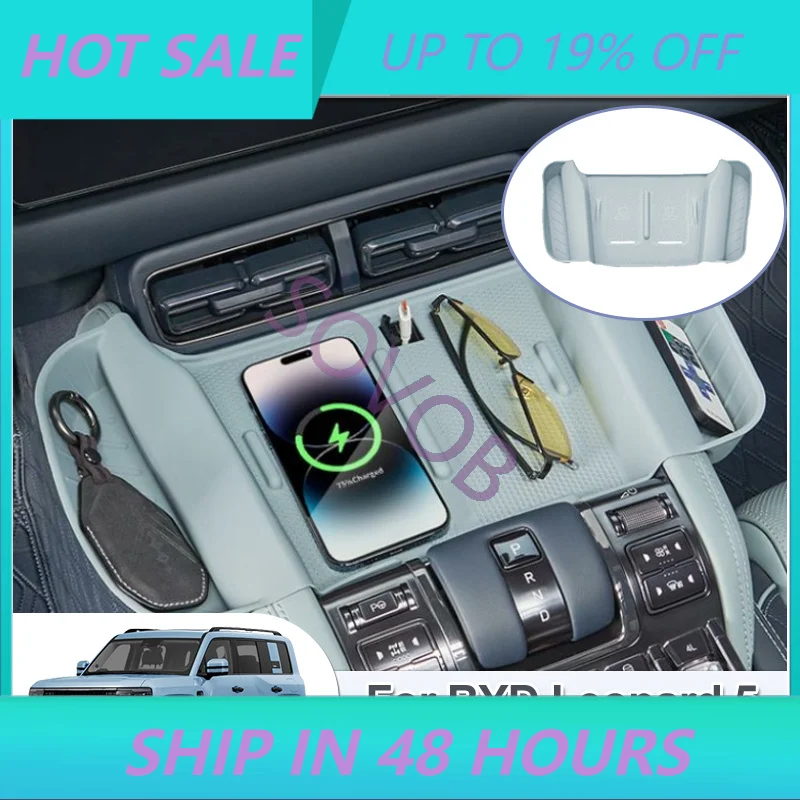 Wireless Charging Panel for BYD Fang Cheng 5 B5 2023-2026 Silicone Fast Charging Pad Center Console Interior Accessories Bao
