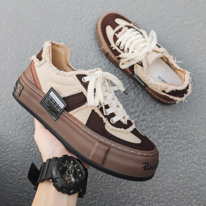 

Autumn Black Casual Men's Shoes Fashion Comfortable Footwear Mens Sneakers 2026 Designer Artificial Leather Flat Male Chaussures