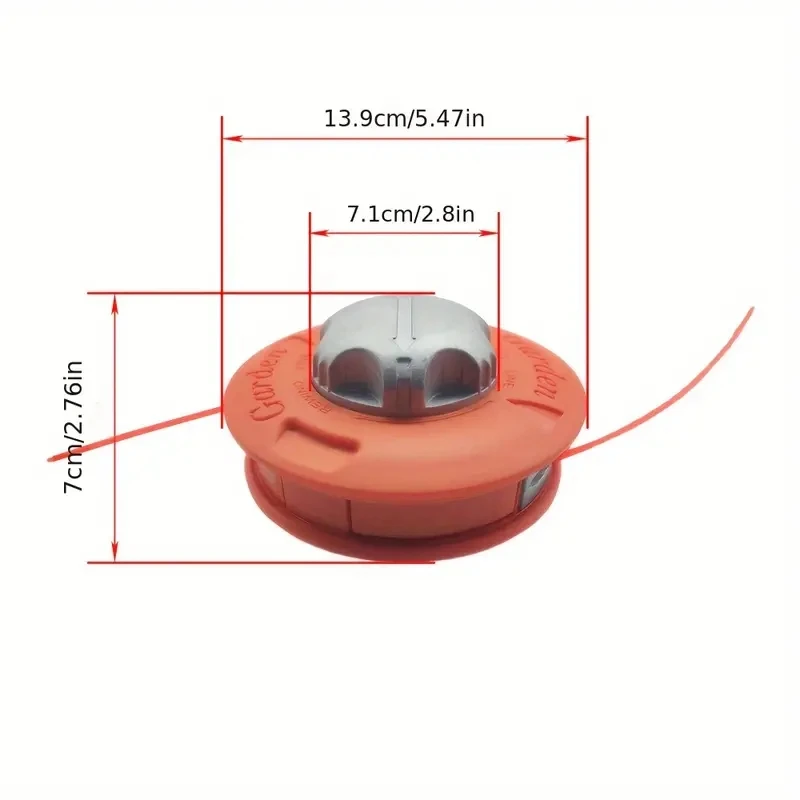 1 قطعة M10 * 1.25 جودة التلقائي العشب الانتهازي رئيس لآلات الحدائق البنزين آلة تقطيع الفراشي ﻿