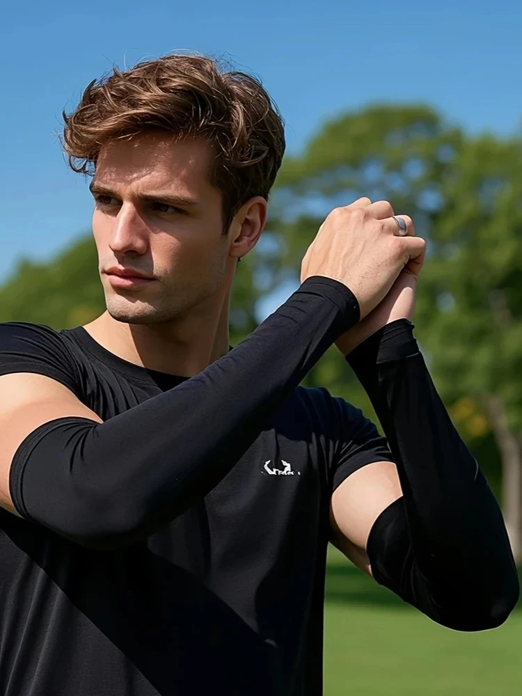 AliExpress NONE 2Pairs Summer UV Protection Ice Sleeves Men Wemen Sports Cycling Driving Sun Protection Elastic Arm Sleeves