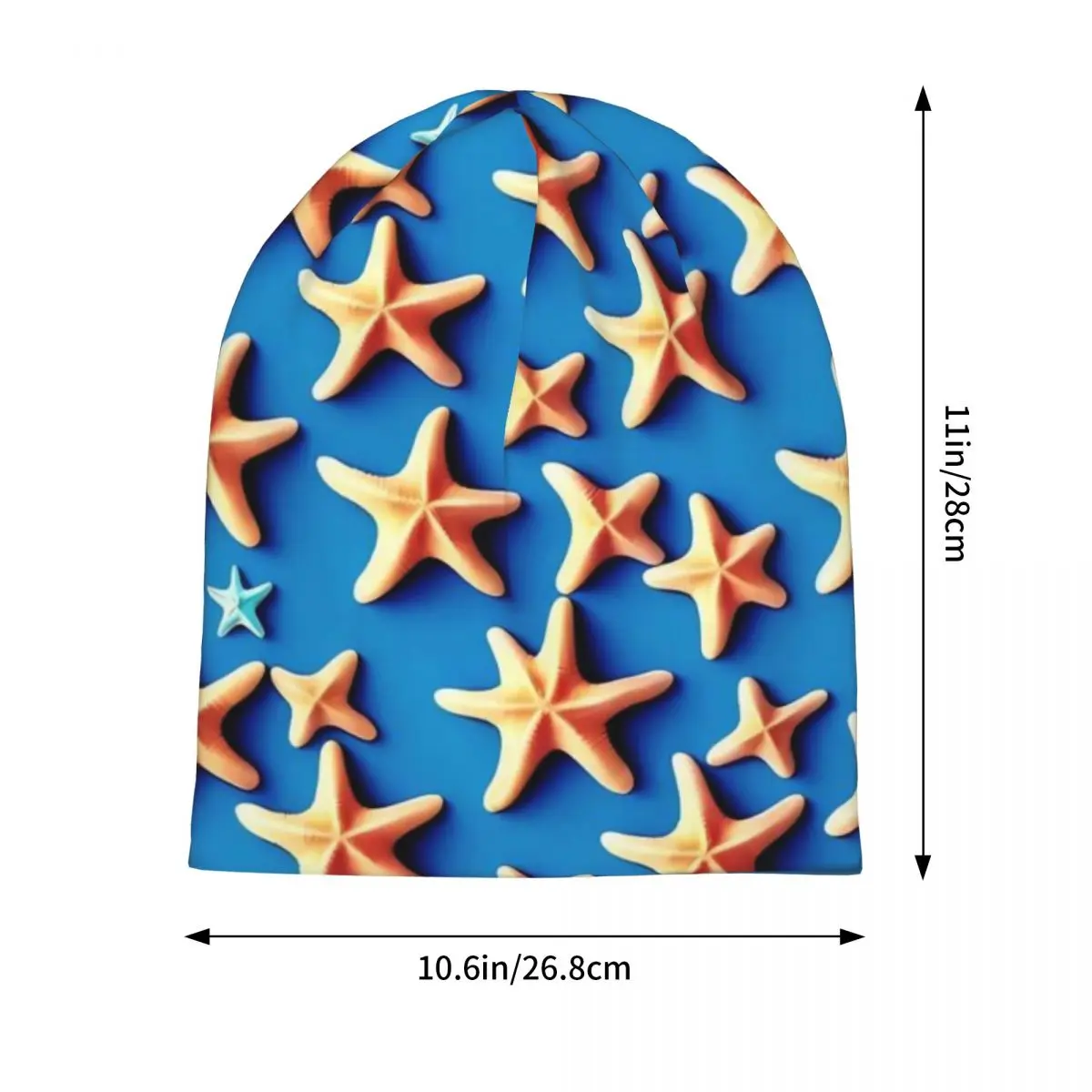 Starfish Are Stars Beanie Hats Funny Marine Life Knitting Hat Kpop Head Wrap Men Women Caps Winter Fashion Bonnet Hats