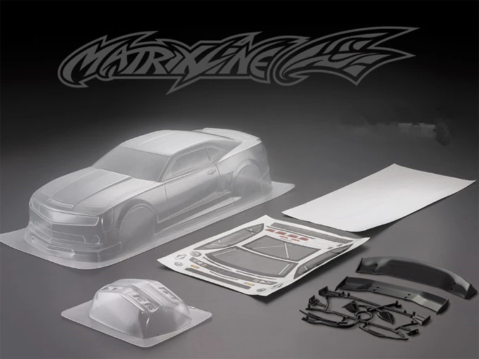 

1set Camaro drift RC PC body shell 190 width Transparent clean no painted drift shell body RC hsp hpi trax Tamiya