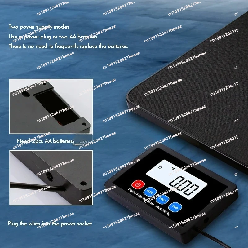 Suitable for 200kg/10g Digital Electronic Scale Scales With LCD White Backlit Display Screen For