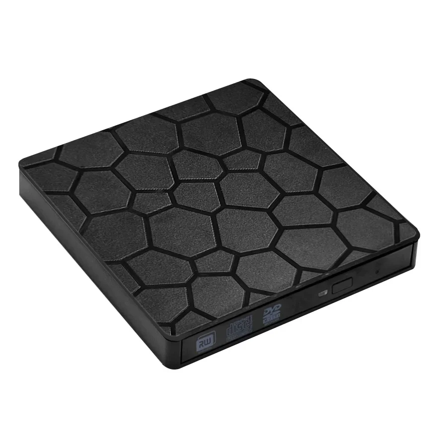 2-in-1 externes DVD-RW-Laufwerk, USB 3.0 Typ-C-Schnittstelle, schlankes DVD-CD-Brenner-Lesegerät, optisches Laufwerk für Laptop/Notebook – Detail 9