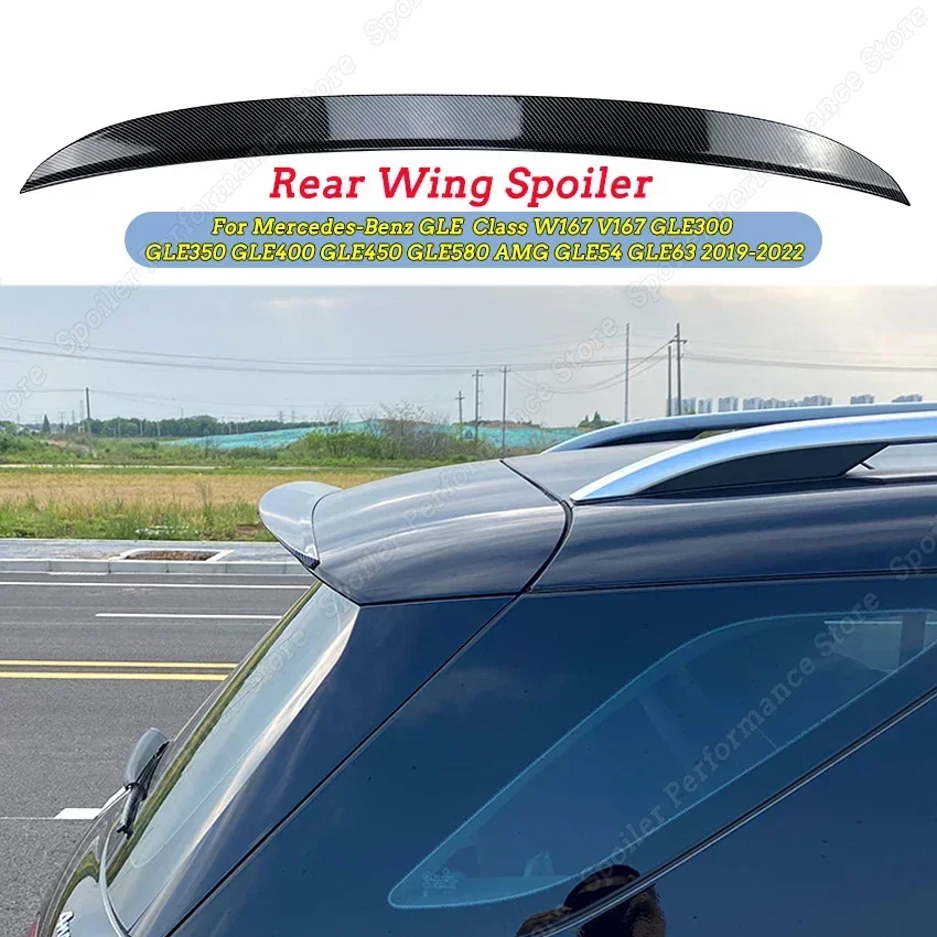 

For Mercedes-Benz GLE Class Rear Roof Spoiler Wing W167 V167 GLE300 GLE350 GLE400 GLE450 GLE580 AMG GLE54 GLE63 2019-2021 2022