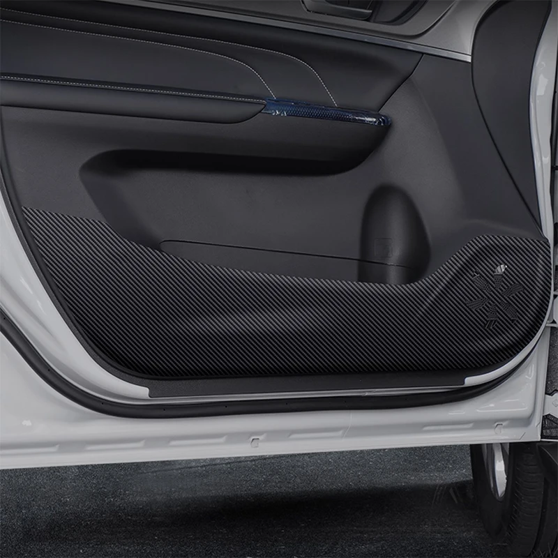 

For GWM HAVAL M6 2021-2025 2026 PU Leather Car Door Anti Kick Pad Protection Stickers Cover Protector Trim Film Auto Accessories