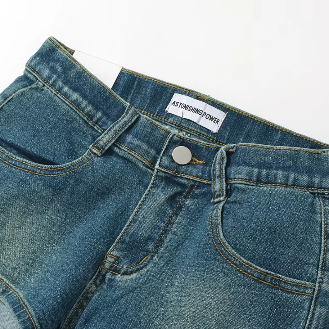 Lage taille Slim Fit Denim orts Zomer Uitgewachten Trendy Butt Enhancing Lange beenverlenging Hotpants Dames Faion