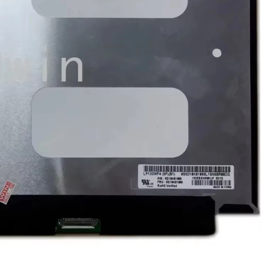 LP133WF4 SPB1 IPS EDP 30 Pin 1920X1080 IPS Display Panel Replacemen