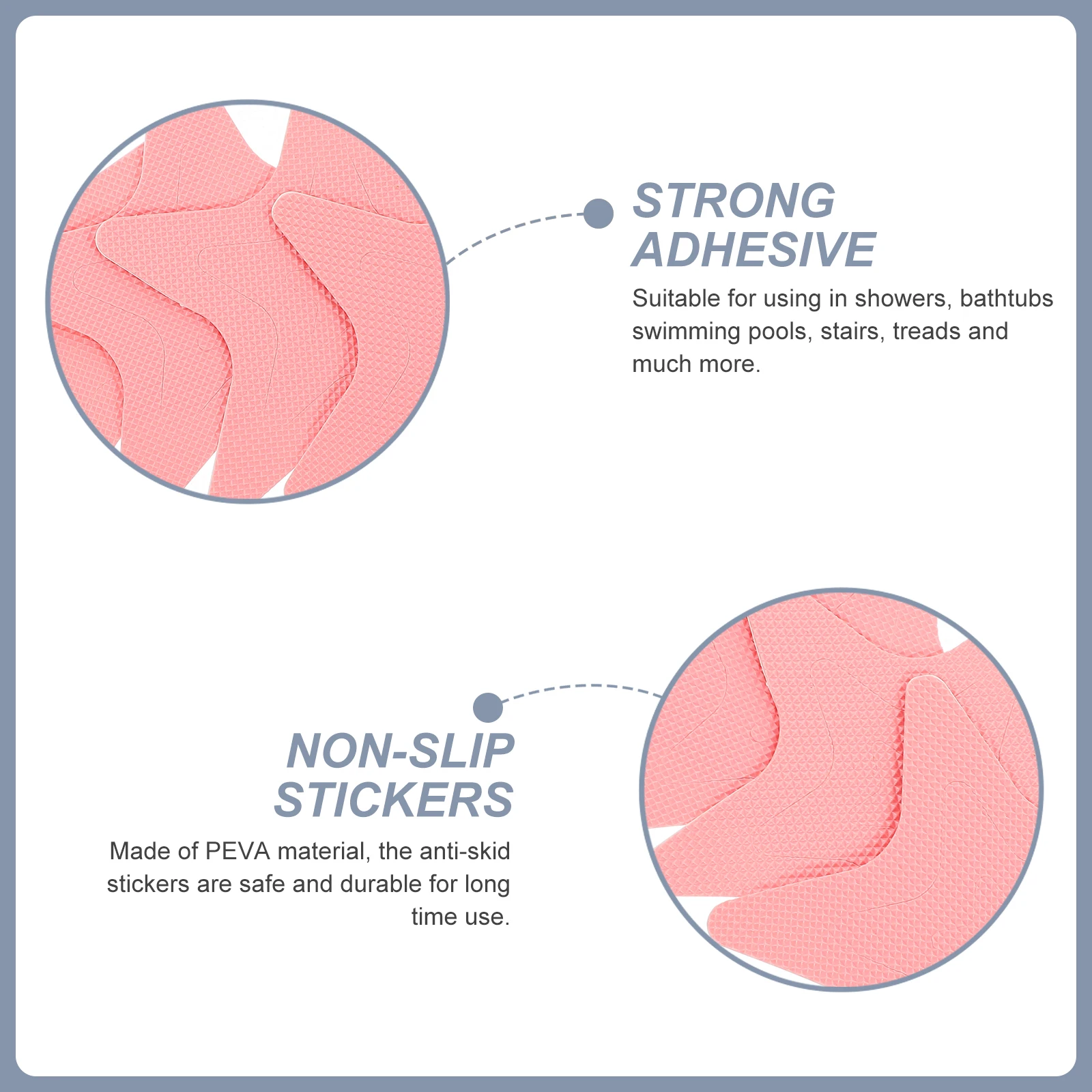 

1 set 1 set Peva Anti- Bathtub Decals Pink Star Bathtub Decals Non-Skid Adhesive Tapes For Bathroom Pool Stairs