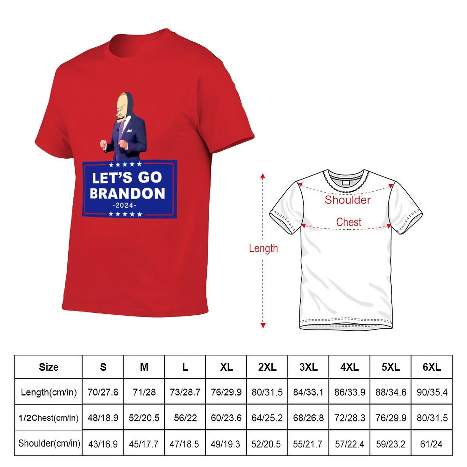 New Let's Go Brandon - Funny Joe Biden Cornholio - Bare Shelves Biden T-Shirt new edition t shirt slim fit t shirts for men