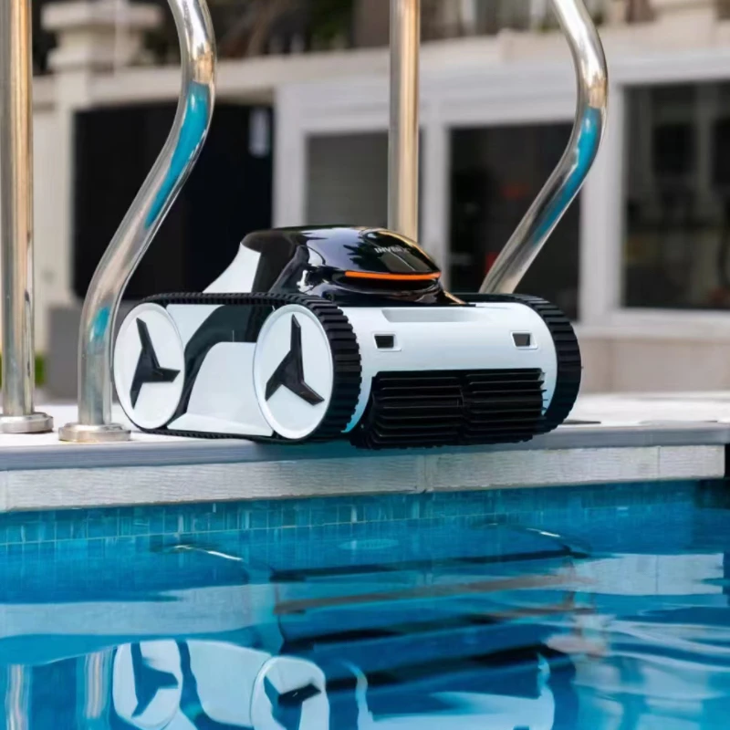 APP Controlled Cordless Pool Cleaner Robot Automatic Wall Climbing Vacuum Scrubber Tool Accessories Inground Above Pools view 4