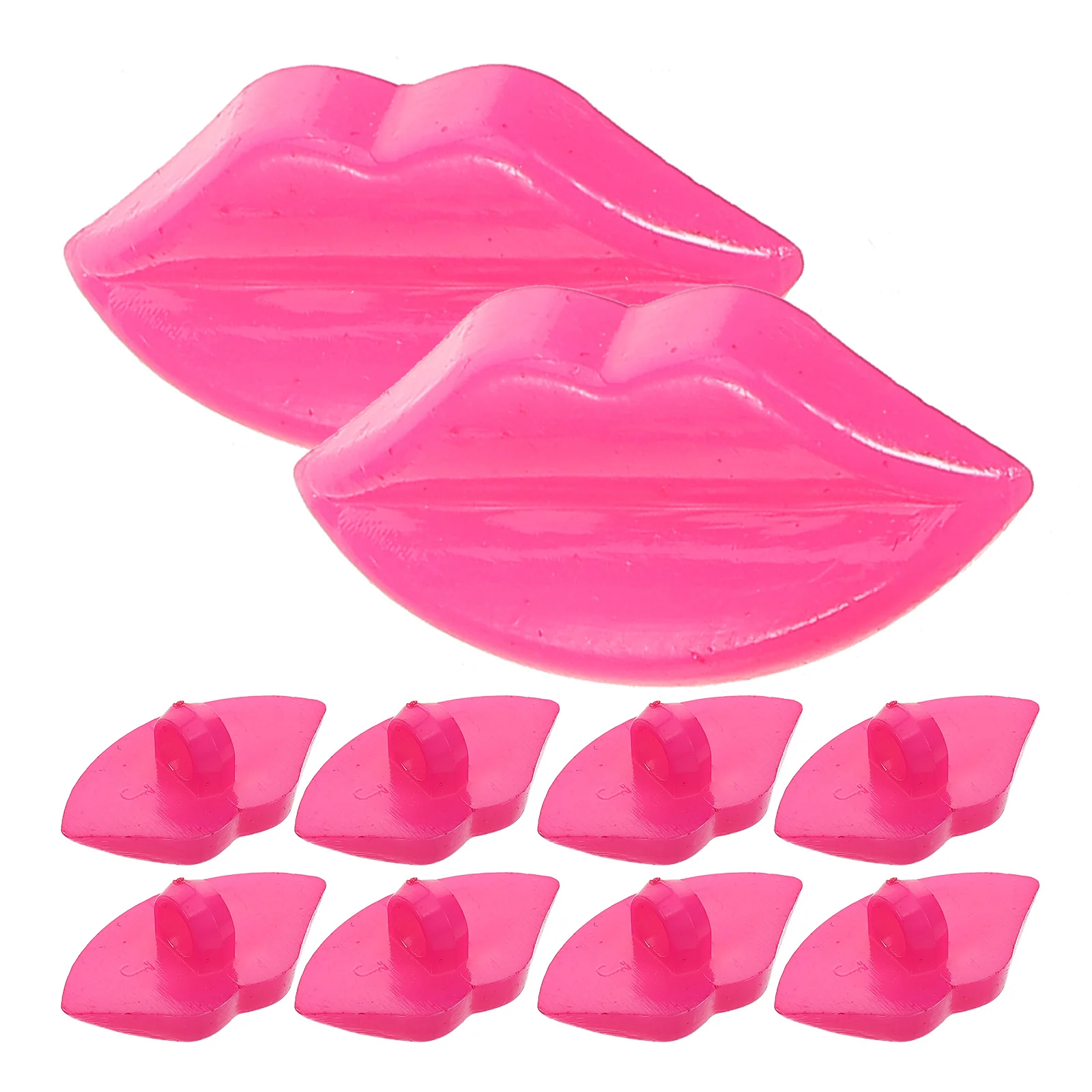 Caratteristiche facciali da 50 pezzi Accessori Bottoni per labbra Parti per indumenti in plastica Bottoni per bocca