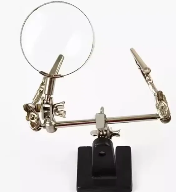Painting Workbench Model Coloring Workstation Painting Table Clamp w/ Magnifier