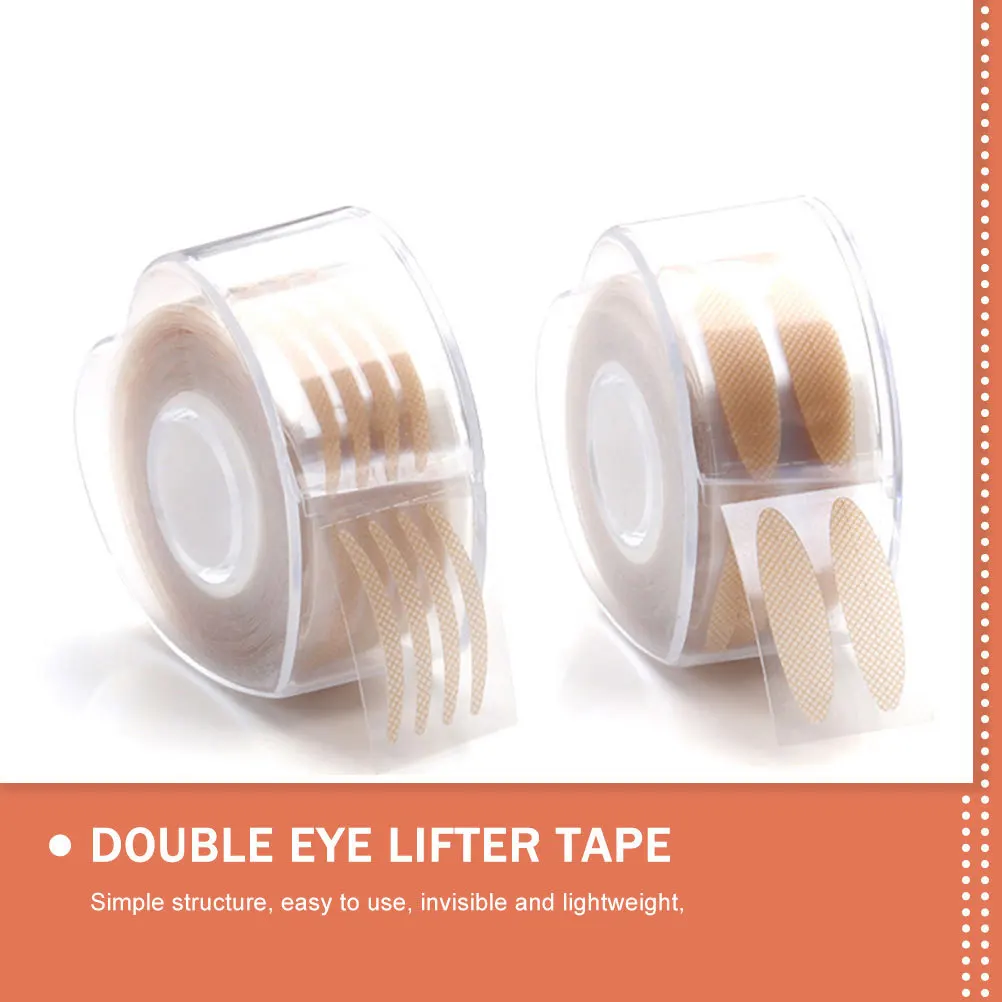 4 rotoli di nastro adesivo per palpebre, strisce sollevatore per occhi invisibili e traspiranti per occhi arrotondati e ingranditi, doppio nastro per sollevamento occhi