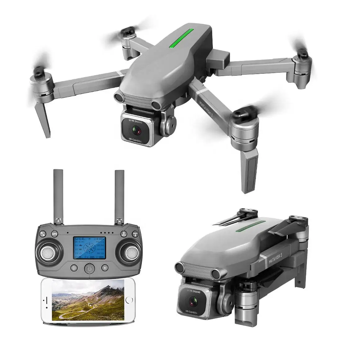 L109 pro GPS Camera Drone 4K RC elicottero a due assi Anti-shake 5G WiFi FPV HD ESC fotocamera Brushless 25 minuti Fly drone l109 pro