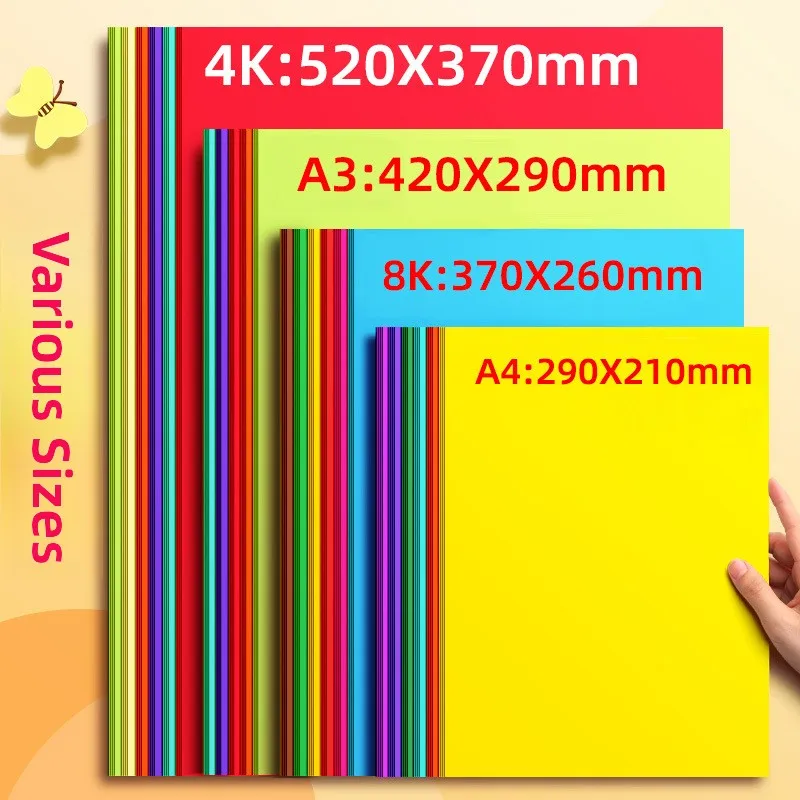 Thickened 30 Colors Hard Cardstock 180 Sheets for Handmade Greeting Cards Black White And Grey Creative Short Sleeve T-Shirt