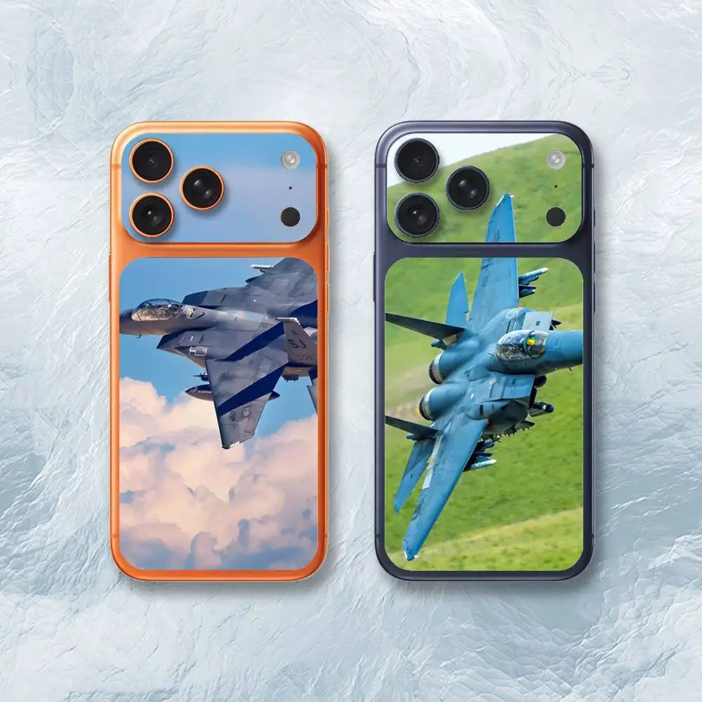 F-15 Eagle Air Force Fighter Sticker Film Cover for iPhone 17 Pro Max