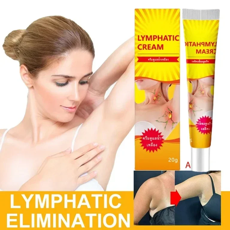 

Herbal Lymphatic Detox Cream Breast Armpit Anti-Swelling Lymph Node Treatment Ointment Chest Lymph Medical Ointment