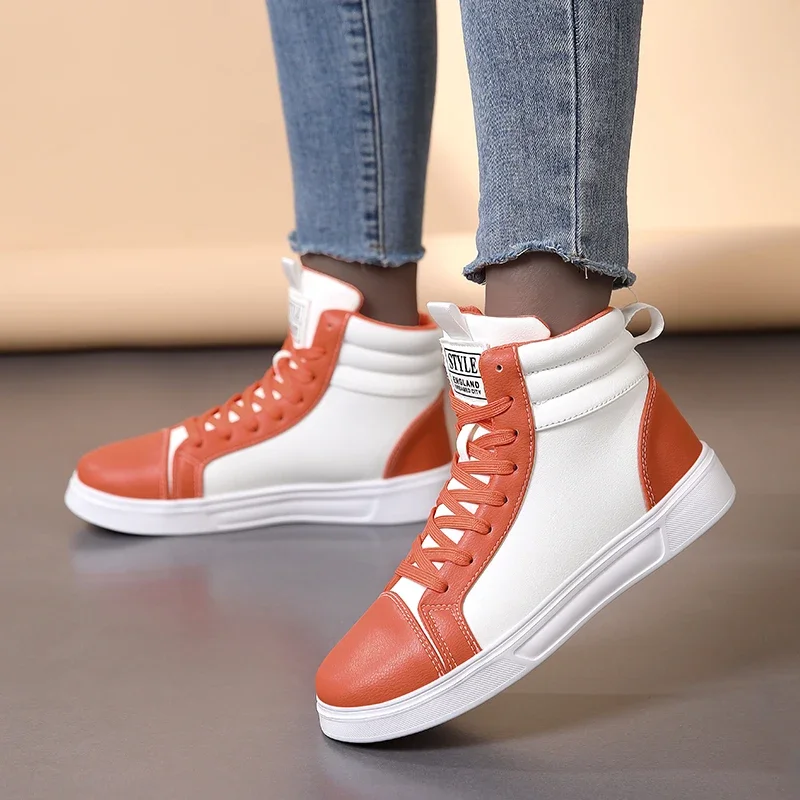 

2025Latest Men's and Women's Casual Height Increasing High Top Board Shoes Trend Versatile Outdoor Sports Shoes Plus Size36-46
