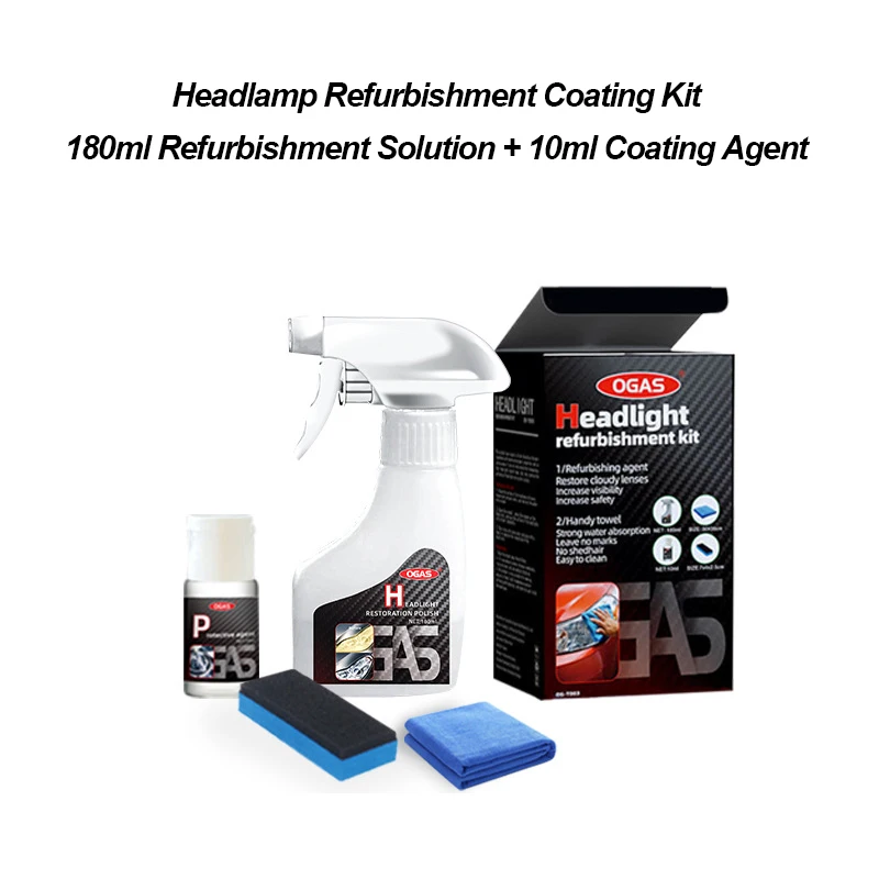 OGAS Automotive Glasreinigingsborstel voor olievlekken, 150ml Glasreiniger voor autoramen, ruitenborstel voor autoverzorging