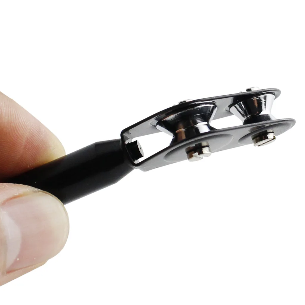 10 teile/satz Angelrute Spitze Guide Roller, Top Ring Pulley Für Meer Boote Angeln Doppel Pulley Draht Ring Angeln werkzeug