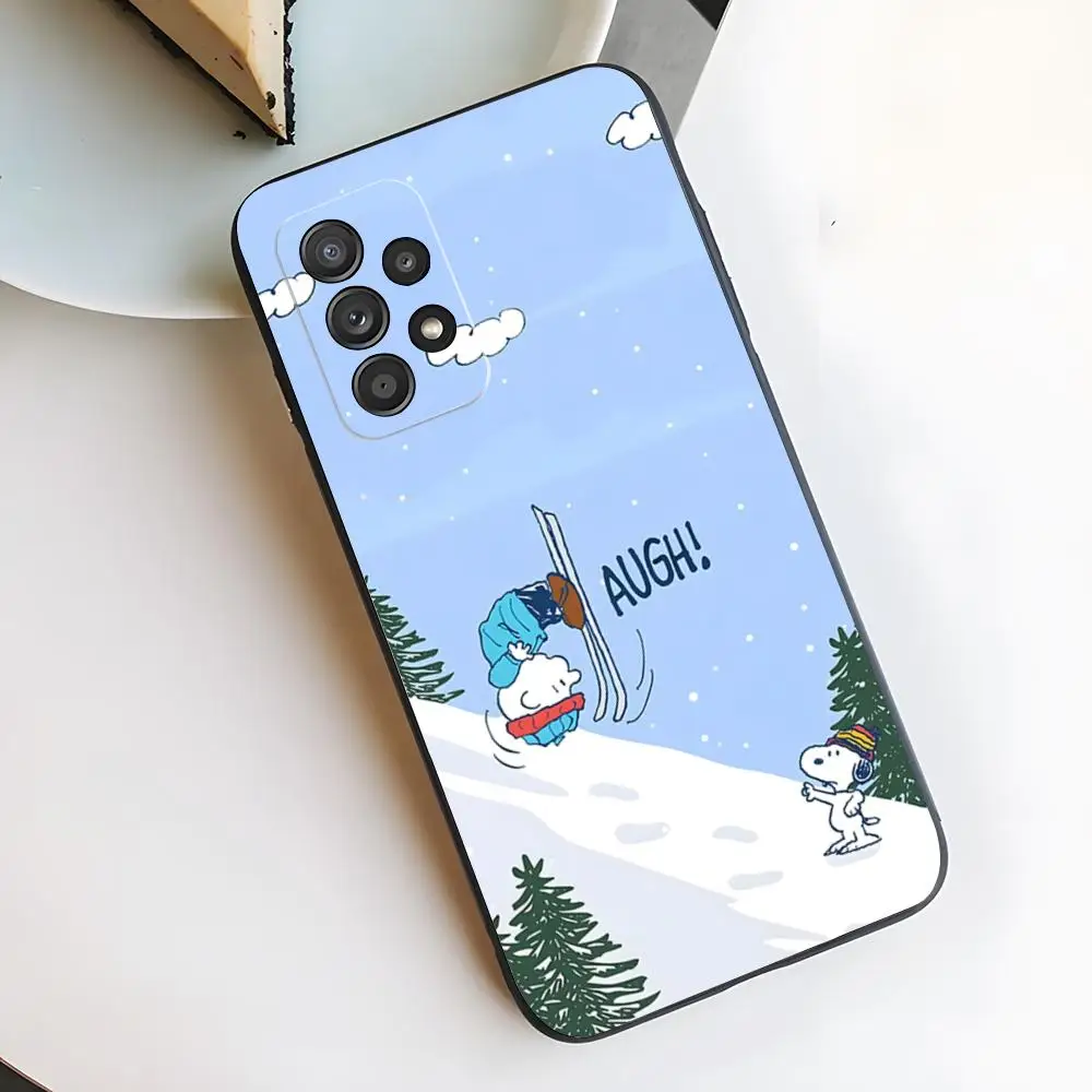 Cartoon O-SnoOPIES-YS Phone Case For Samsung S26 S25 Edge S24 S23 S22 Ultra Plus Fe A57 A37 A17 A56 5G Silicon Cover view 2