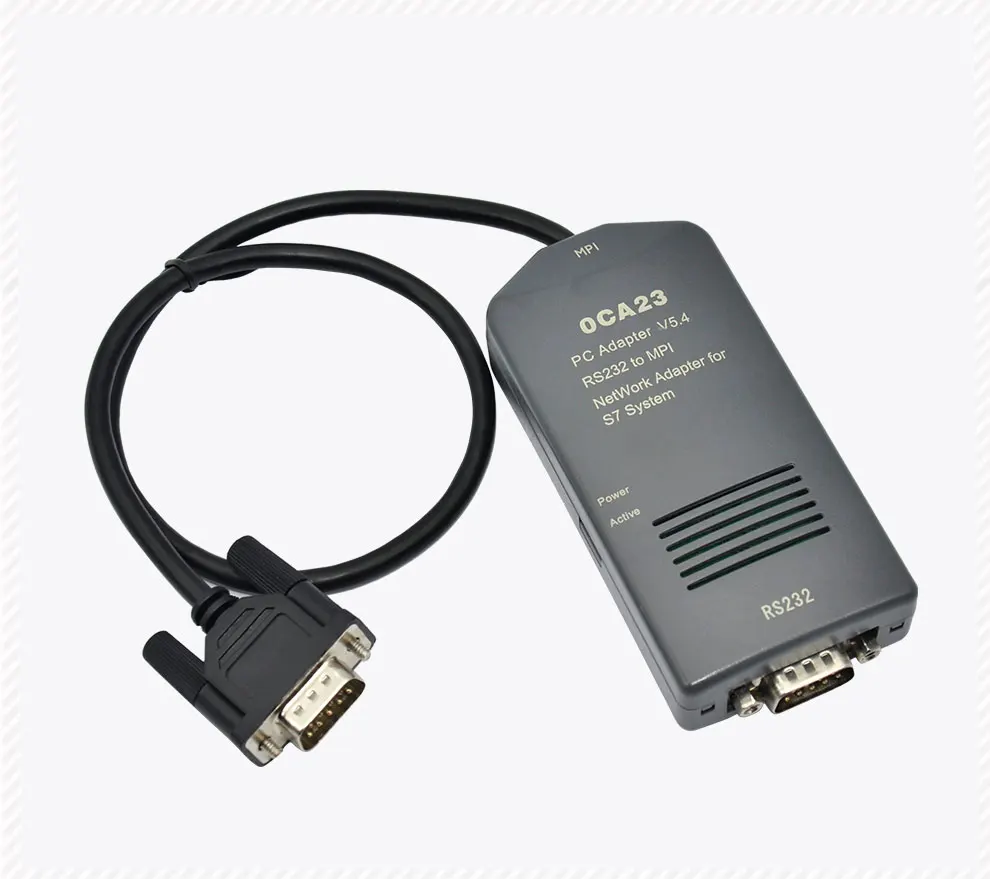 PC-MPI+ Adapter For Siemens S7-300/400 PLC 6ES7972-0CA23-0XA0 Programming Download Data Cable S7-300 S7-400 RS232 To MPI