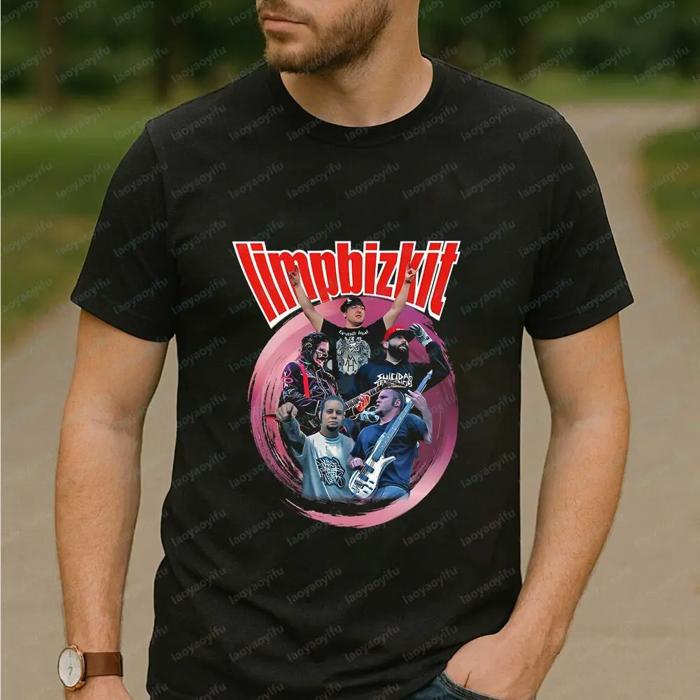 LimpBizkit - Soft Cookie Band Summer Casual Trendy Multi-Purpose Short-Sleeved Men's and Women's Round-neck T-Shirt