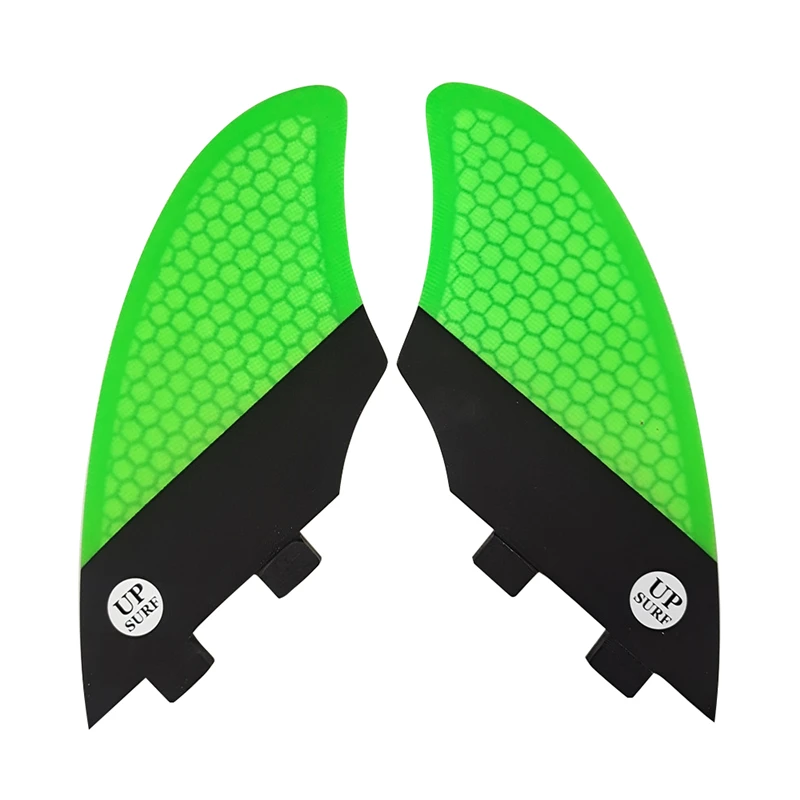 Surfing Quilhas UPSURF FCS Fins Twin Fin Surfboard Honeycomb Kitesurf Christmas Gifts 2Pcs Surf Accessory prancha de surf