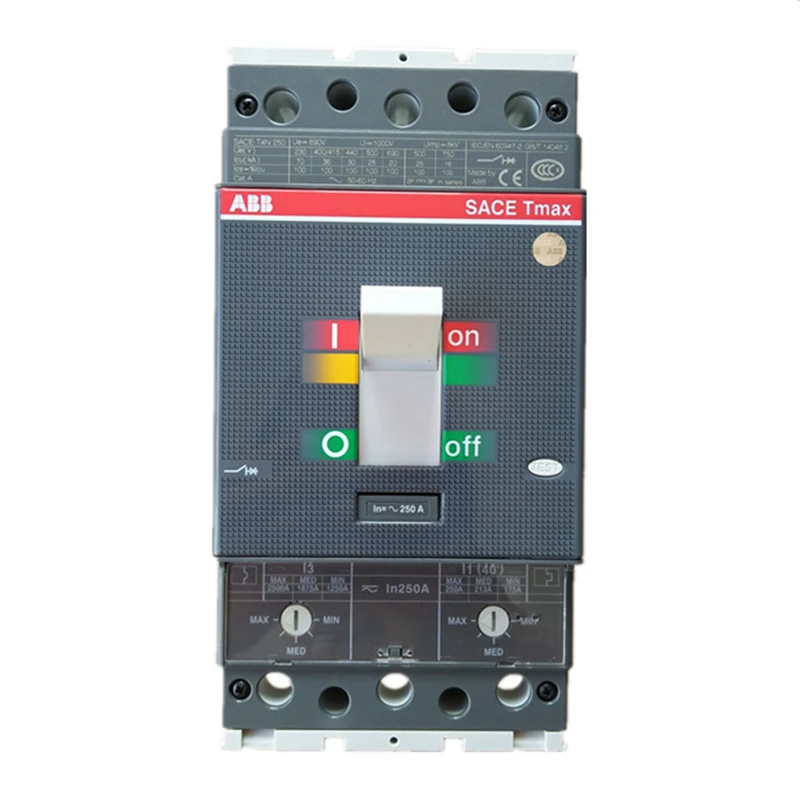 2025 ABB Kompaktleistungsschalter T4N250 TMA250 FF 3P 1SDA054179R1 250A Luftschalter