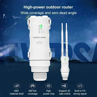 2025 Wavlink High Power AC1200 Outdoor Waterproof Wireless WiFi Repeater AP/WiFi Router Dual Dand 5G Long Range Extender Antenna